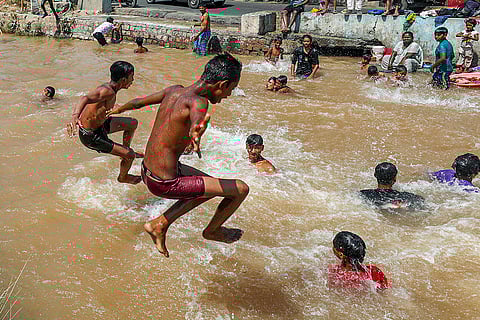 Hot summer day in Jammu